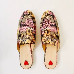 Gucci Princetown Bengal-Print Horsebit Mule